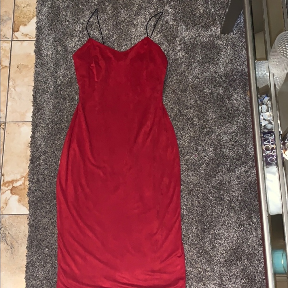 Red dress
